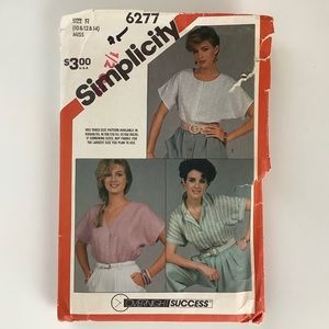 Simplicity 6277 Sewing Pattern